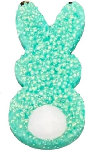 Easter Bunny Freshie Mold Marshmallow Candy| 4 x 2 x .8" inches | Easter Bunny Freshie Silicone Rabbit Christian Holiday for Scented Aroma Beads, Car Candle, Soap Oven Safe Bake Heat Resistant to 400F in Saudi Arabia