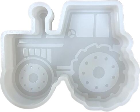 Tractor Farm Car Freshie Silicone Mold 3.5 x 4.25 x 0.8" inches Manly Farming Truck for Scented Aroma Beads Oven Safe up to 450 F Freshie Supplies Chicken Farmer in Saudi Arabia