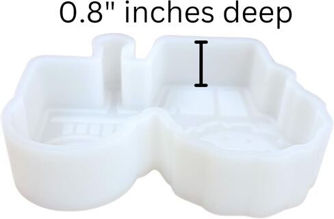 Tractor Farm Car Freshie Silicone Mold 3.5 x 4.25 x 0.8" inches Manly Farming Truck for Scented Aroma Beads Oven Safe up to 450 F Freshie Supplies Chicken Farmer in Saudi Arabia