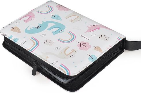 4 مجلدات لبطاقات التداول للجيب تتسع لـ 400 بطاقة، نمط ديناصور رايبو in Kuwait