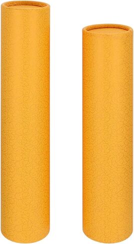 Kraft Document Tube Holder - Telescoping Drafting Tube for Prints, Posters & Artworks - Orange in Saudi Arabia
