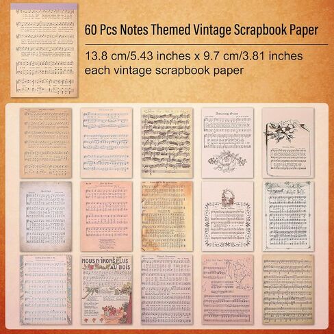 240 Pcs Vintage Scrapbooking Paper, 4 Theme 6x4" Vintage Journaling Scrapbooking Paper for Scrapbooking Journals Junk Journal Planners in Kuwait