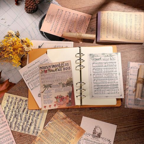 240 Pcs Vintage Scrapbooking Paper, 4 Theme 6x4" Vintage Journaling Scrapbooking Paper for Scrapbooking Journals Junk Journal Planners in Kuwait