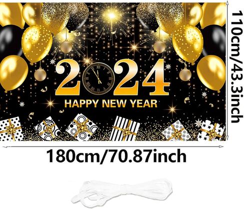 لافتة هابي نيو يير in Kuwait