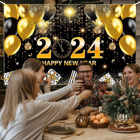 لافتة هابي نيو يير in Kuwait