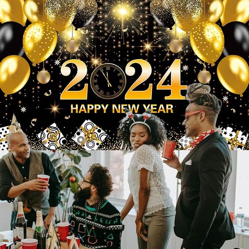 لافتة هابي نيو يير in Kuwait