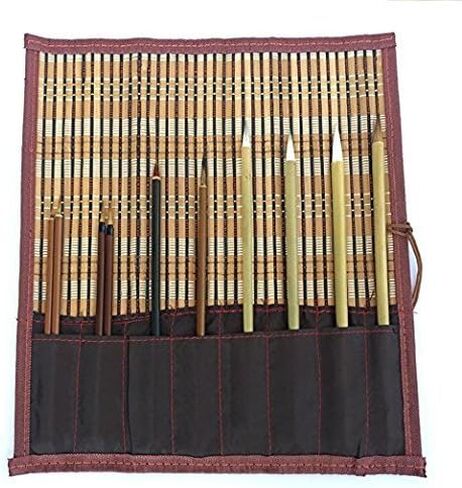 Chinese Brush, Writing Brush for Professional Calligraphy Kanji Japanese Sumi-e Drawing (10-Pieces Set) in Saudi Arabia