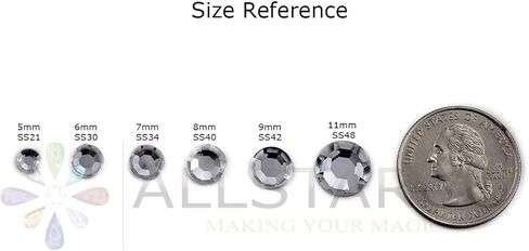 Allstarco 6 مم SS30 الياقوت مخيط على كريستال ديامانتي حجر الراين خرز مونتي للخياطة والحرف اليدوية صناعة المجوهرات زينة فستان الزفاف 100 قطعة in Kuwait