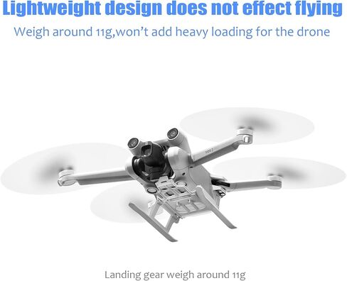 معدات الهبوط القابلة للطي لـ DJI Mini 3 Pro/Mini 3، ساق تمديد الارتفاع سريعة التحرير لملحقات DJI Mavic Mini 3/Mini 3 Pro in Kuwait