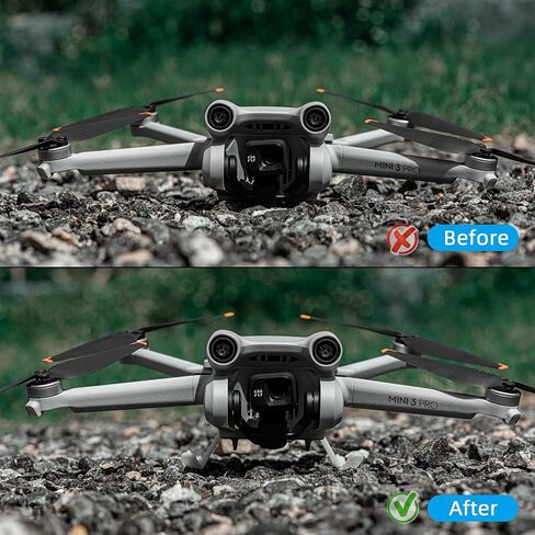 معدات الهبوط القابلة للطي لـ DJI Mini 3 Pro/Mini 3، ساق تمديد الارتفاع سريعة التحرير لملحقات DJI Mavic Mini 3/Mini 3 Pro in Kuwait