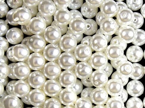 Set of Genuine Czech Glass Round Black Beads 3mm, 4mm, 6mm, 8mm. Total 275+ in Saudi Arabia