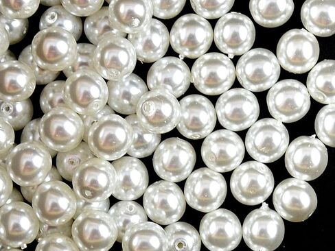 Set of Genuine Czech Glass Round Black Beads 3mm, 4mm, 6mm, 8mm. Total 275+ in Saudi Arabia