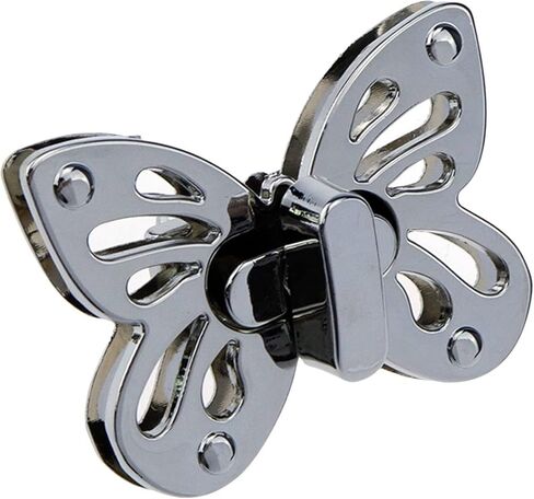 Wealrit 4 Pack Purse Turn Lock with 1 pcs 1.7" Blade Length PH0 Screwdriver Butterfly Shape Twist Turn Lock Clasp Purse Twist Turn Lock Twist Lock in Kuwait