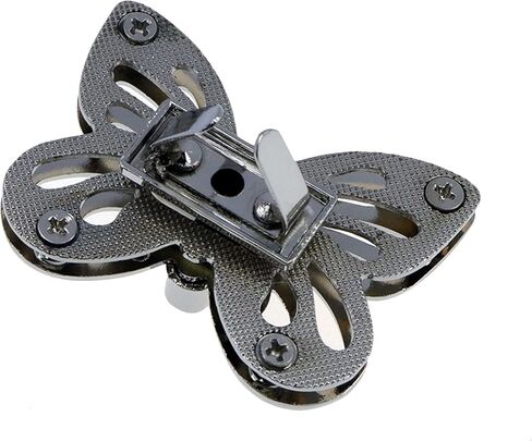 Wealrit 4 Pack Purse Turn Lock with 1 pcs 1.7" Blade Length PH0 Screwdriver Butterfly Shape Twist Turn Lock Clasp Purse Twist Turn Lock Twist Lock in Kuwait