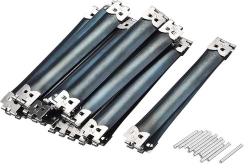 HARFINGTON Metal Internal Flex Frame - 10Pcs 70mm/2.8" Handbag Hinges Spring Clips for Coin Bag Sewing Purse Making DIY in Kuwait