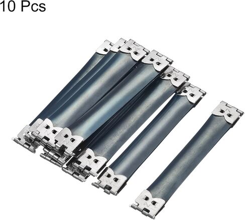 HARFINGTON Metal Internal Flex Frame - 10Pcs 70mm/2.8" Handbag Hinges Spring Clips for Coin Bag Sewing Purse Making DIY in Kuwait