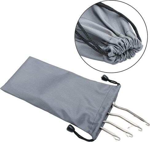 مجموعة أدوات خشبية منحنية 4 قطع من سوبانج مع حقيبة تخزين in Kuwait