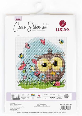 Cross Stitch Kit Luca-S - Happy Owl B1401 in Saudi Arabia