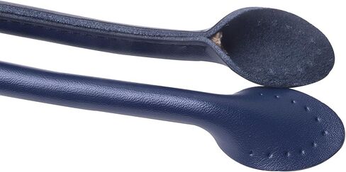Wento Pair 24'' Genuine Leather Purses Straps With Ear Shape End,Punch Hole Ready,Real Leather Bag Handles,replacement Purse Straps,handbag Bag Wallet Straps WT0003 (24'', Navy) in Kuwait