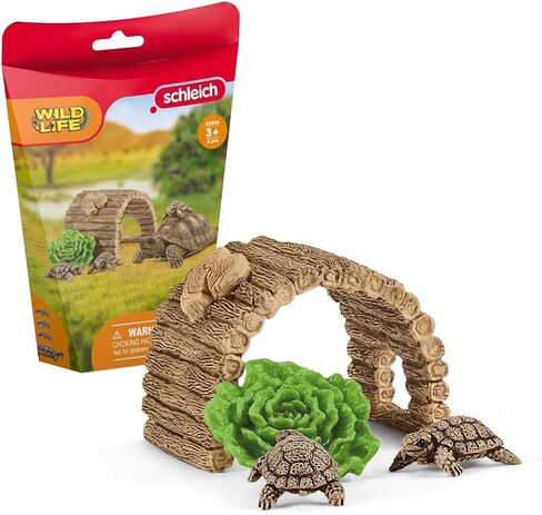 Schleich Wild Life 6-Piece Tortoise Toy Figure with Hatchlings and Turtle Home Playset for Kids Ages 3-8 (42506n) in Saudi Arabia