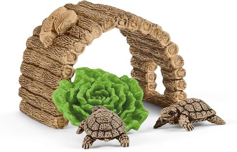 Schleich Wild Life 6-Piece Tortoise Toy Figure with Hatchlings and Turtle Home Playset for Kids Ages 3-8 (42506n) in Saudi Arabia