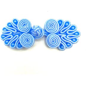 Lmliang 10PC Chinese Knot Handmade Cheongsam Buttons Knot Frog Buttons,for DIY Sewing Coats Cheongsam Cloak Sweater Coffee Color 25mmx60mm