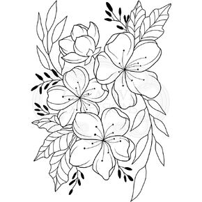 Woodware Craft Collection Clear Singles Floral Wonder 4 in x 6 in Stamp, JGS758 in Saudi Arabia
