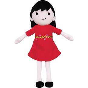 دمية ناعمة دير جيرل من ميري ميكرز، مقاس 33 سم، مستوحاة من كتاب الأطفال الأكثر مبيعًا من تأليف إيمي كروس روزنتال وباريس روزنتال، باللون الأحمر in Kuwait