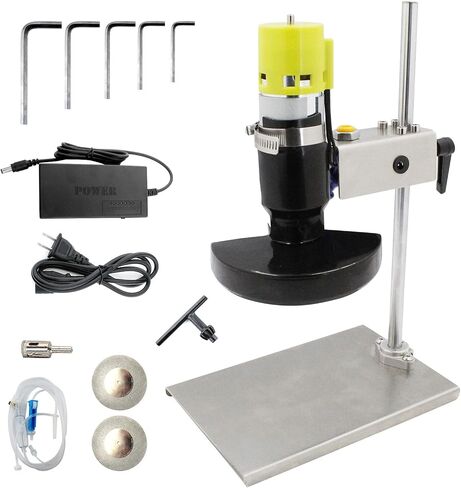 قاطع الزجاجات الزجاجية، آلة قطع الزجاجات الكهربائية من ويتول مع 7 سرعات متغيرة لصناعة الزجاجات الزجاجية البيضاوية المستديرة على شكل زهور in Kuwait