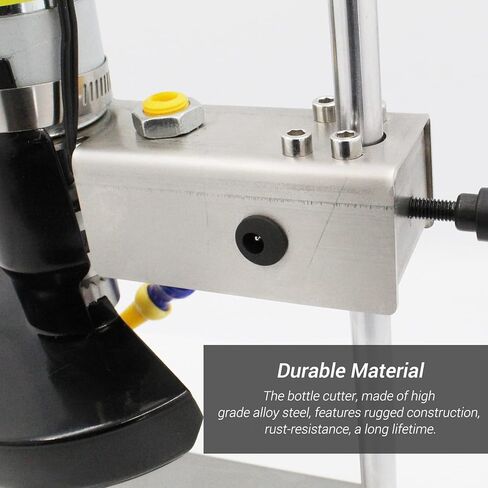 قاطع الزجاجات الزجاجية، آلة قطع الزجاجات الكهربائية من ويتول مع 7 سرعات متغيرة لصناعة الزجاجات الزجاجية البيضاوية المستديرة على شكل زهور in Kuwait