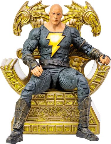 McFarlane - DC Black Adam Movie 7 Figures - Black Adam Variant with Throne in Saudi Arabia