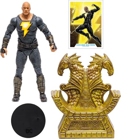McFarlane - DC Black Adam Movie 7 Figures - Black Adam Variant with Throne in Saudi Arabia
