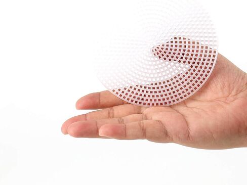 Tosnail 60 Pack 3", 4.5", 5.75" Round Plastic Canvas Mesh Sheets, Plastic Canvas Circle Plastic Mesh Mat for Embroidery, Crafting in Saudi Arabia