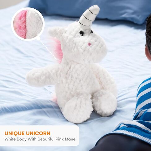 CHILDLIKE BEHAVIOR Dog Stuffed Animal Toy - Puppy Plushie Light Brown Plush Toy Pillow for Girls and Boys - Soft and Squishy Stuffed Animal - Machine Washable Cuddly Toys - 15''W x 10''H in Kuwait