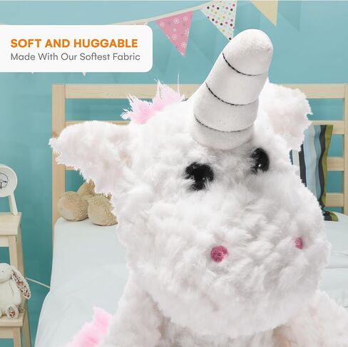 CHILDLIKE BEHAVIOR Dog Stuffed Animal Toy - Puppy Plushie Light Brown Plush Toy Pillow for Girls and Boys - Soft and Squishy Stuffed Animal - Machine Washable Cuddly Toys - 15''W x 10''H in Kuwait