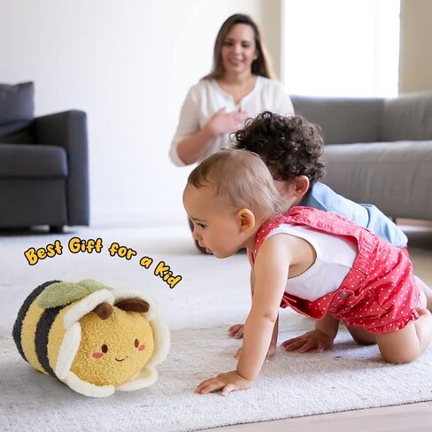 اولودا لعبة قطيفة على شكل نحلة زهور، دمية وسادة محشوة لطيفة مضحكة مقاس 11 انش، وسادة ديكور ناعمة منفوشة لعيد الميلاد، هدية للاطفال والكبار in Kuwait