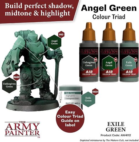 The Army Painter Warpaints Air Wyrmling Red - Non-Toxic Water Based Airbrush paint – acrylic paint and primer for Tabletop Roleplaying, Boardgames, and Wargames Miniature Model Painting in Saudi Arabia