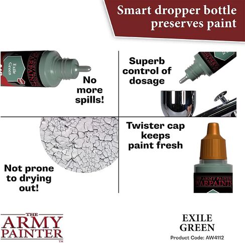The Army Painter Warpaints Air Wyrmling Red - Non-Toxic Water Based Airbrush paint – acrylic paint and primer for Tabletop Roleplaying, Boardgames, and Wargames Miniature Model Painting in Saudi Arabia
