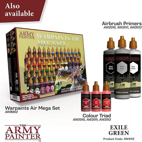 The Army Painter Warpaints Air Wyrmling Red - Non-Toxic Water Based Airbrush paint – acrylic paint and primer for Tabletop Roleplaying, Boardgames, and Wargames Miniature Model Painting in Saudi Arabia