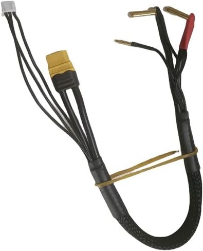 هينفينتونج-الك بطارية ليثيوم بوليمر مزدوجة XT60 4 ملم قابس ذهبي موصل رصاصة 2 ملم 12 ايه دبليو جي 300 ملم JST-XH3P 22awg 360 ملم عبوتان in Kuwait