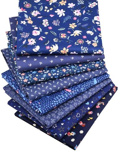 Hanjunzhao نسيج اللحف القطني حزم ربع الدهون 18 × 22 بوصة لصياغة الخياطة in Kuwait