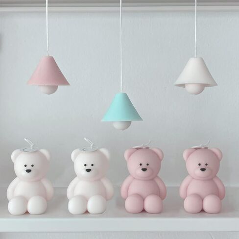 WOPODI لطيف الدب قالب من السيليكون الراتنج صب شمعة قوالب 3D جميل يجلس تيدي بير DIY العفن الحرف الحيوانات فندان العفن المعطرة شمعة موس الصابون سلاسل المفاتيح المعلقات تزيين الكعكة بوليمر كلاي in Kuwait