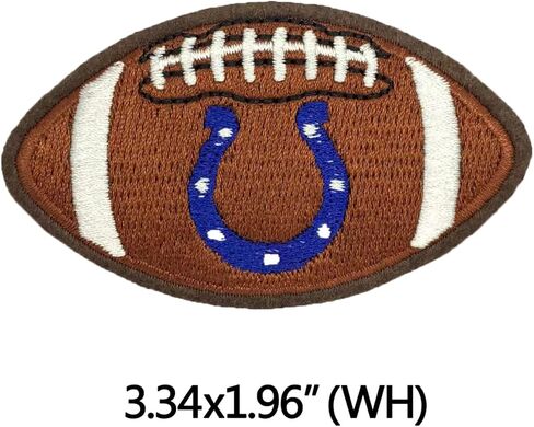 LIDEV 4 قطعة شكل الرجبي بقع التطريز DIY عزر الحديد على أو خياطة على بقع يزين للسترات الجينز الملابس حقائب الظهر in Kuwait