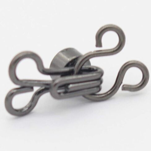 HEALLILY Clothing Hooks 50 Pairs Sewing Hooks and Eyes Closure for Bra and Clothing Fur Coat Jacket Pants Silver Bra Connector Buckle in Saudi Arabia