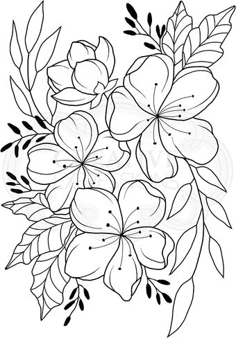 Woodware Craft Collection Clear Singles Floral Wonder 4 in x 6 in Stamp, JGS758 in Saudi Arabia