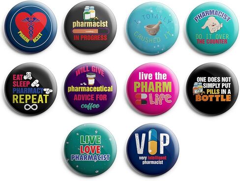 أنا أزرار الحلاق (10 عبوات) - أفكار هدايا عالية الجودة للأطفال والمراهقين والكبار - هدايا الشركات ومفضلات الحفلات in Kuwait