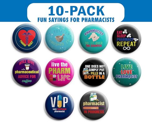 أنا أزرار الحلاق (10 عبوات) - أفكار هدايا عالية الجودة للأطفال والمراهقين والكبار - هدايا الشركات ومفضلات الحفلات in Kuwait