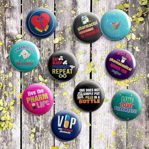 أنا أزرار الحلاق (10 عبوات) - أفكار هدايا عالية الجودة للأطفال والمراهقين والكبار - هدايا الشركات ومفضلات الحفلات in Kuwait