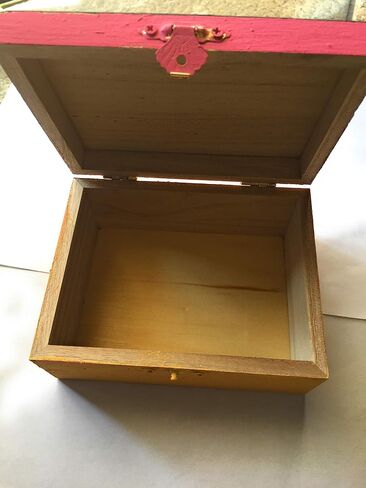 12 Pc Rectangle Unfinished Wood Box Natural DIY Craft Stash Boxes with Hinged Lid and Front Clasp for Arts Hobbies in Saudi Arabia