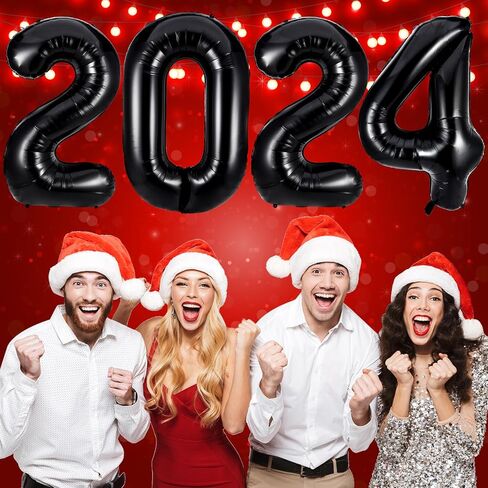 بالونات ارقام سوداء 2021 - بالونات مايلر من رقائق الالومنيوم الفاخرة مقاس 40 انش لمستلزمات حفلات المهرجانات 2021 وديكورات التخرج in Saudi Arabia